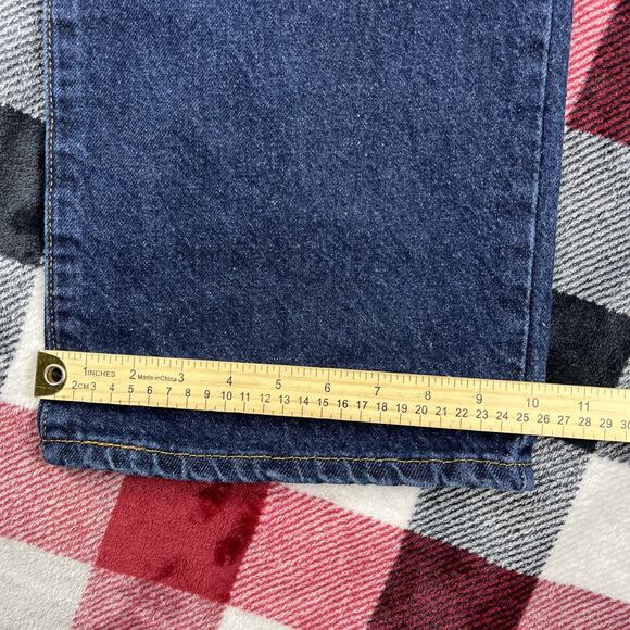 Vintage LEVIS 517 Boot Cut Jeans Men 40x32(33") Dark Raw Wash Denim Cowboy Y2K - Picture 8 of 11